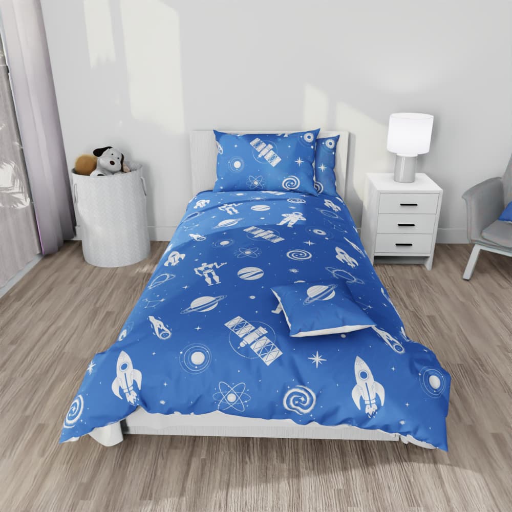 Space Explorers Reversible Duvet Bed Set - Kidz Bedding