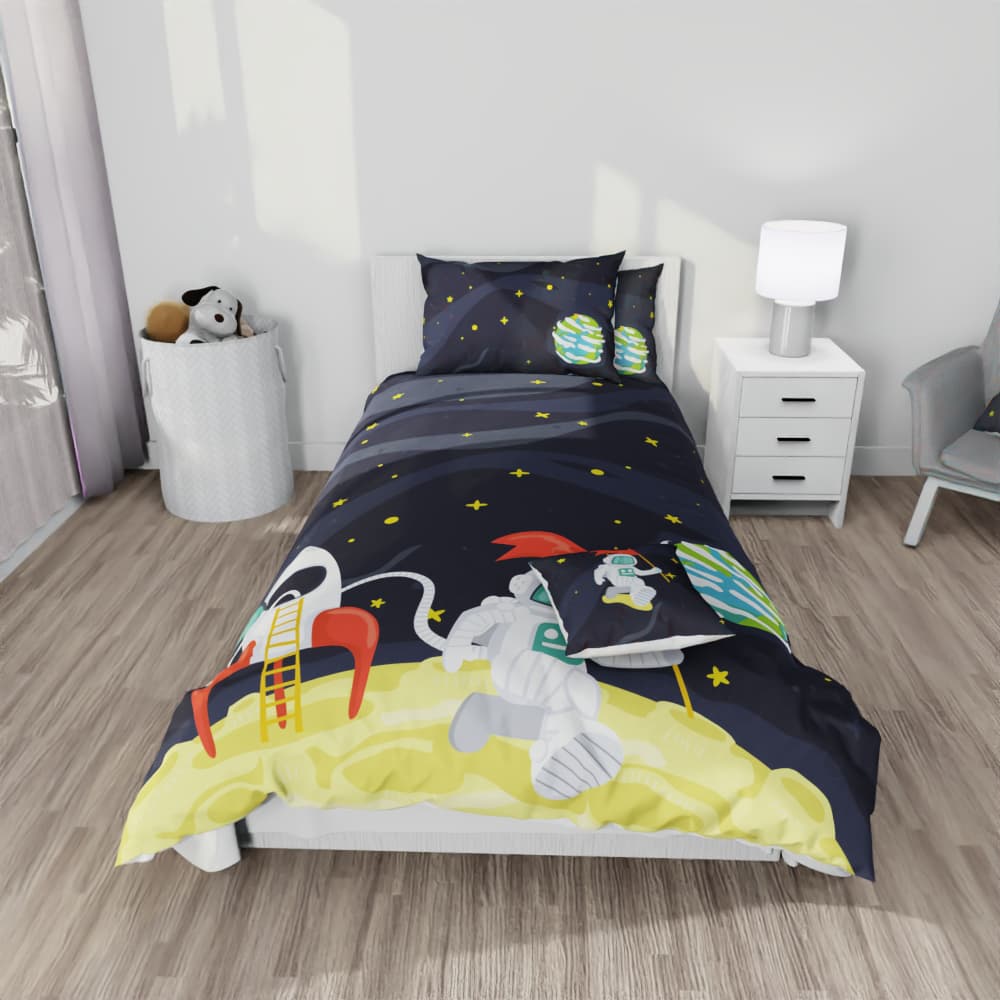 Space Walk Reversible Duvet Bed Set - Kidz Bedding