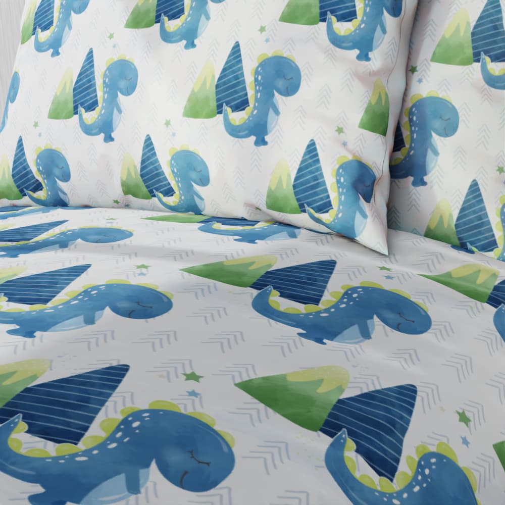 Baby Dinosaurs Reversible Duvet Bed Set - Kidz Bedding