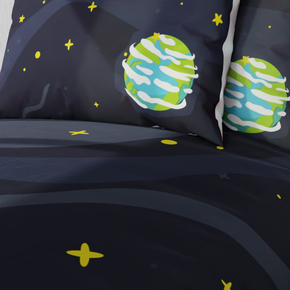 Space Walk Reversible Duvet Bed Set - Kidz Bedding