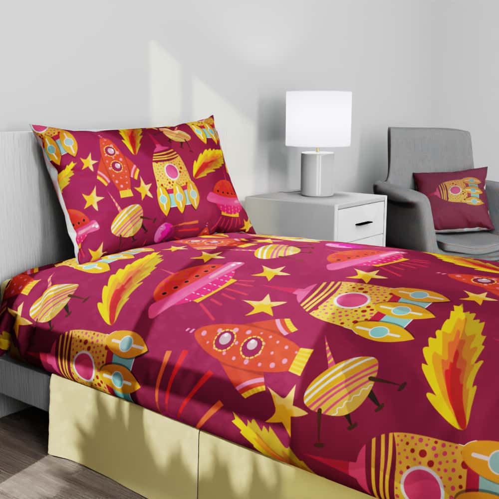 Space is Colourful Reversible Duvet Bed Set - Kidz Bedding