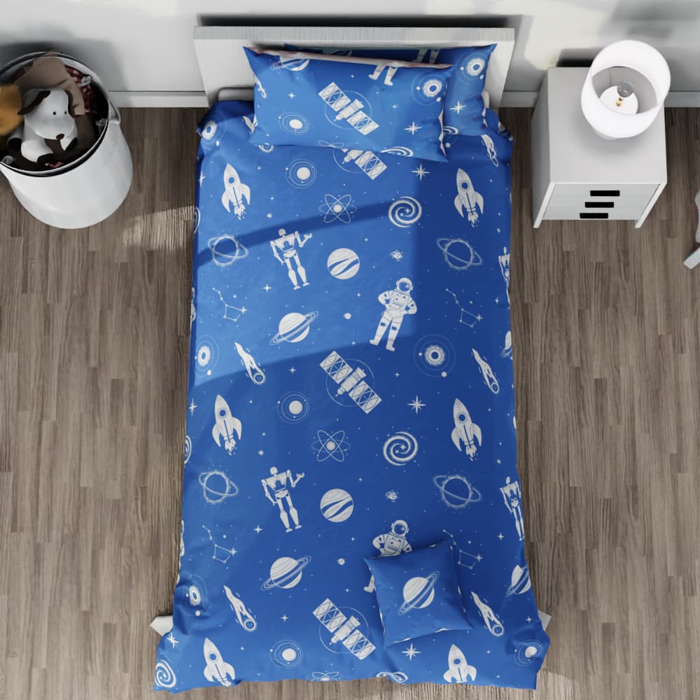 Space Explorers Reversible Duvet Bed Set - Kidz Bedding