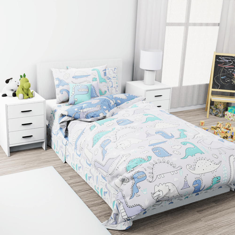 Dinosaur Line Drawing Duvet Bed Set - Kidz Bedding