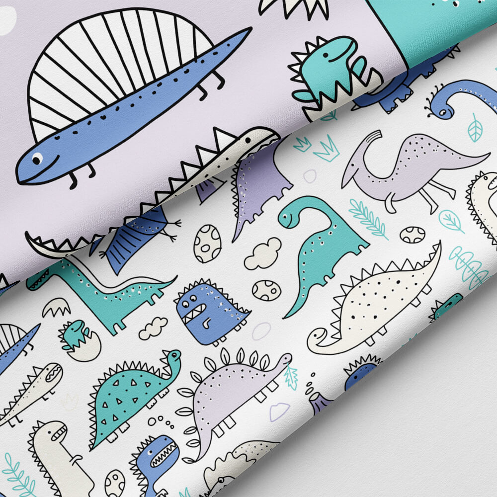 Dinosaur Line Drawing 4pc Sheet Set - Kidz Bedding