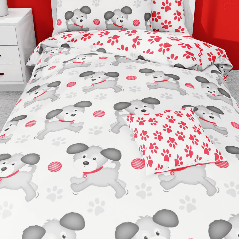 The Jumping Dog Duvet Quilt Cover - Kidz Bedding