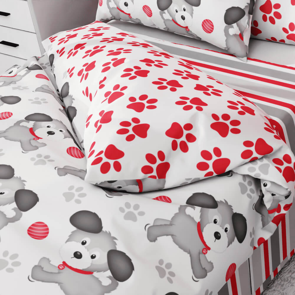 The Jumping Dog Duvet Quilt Cover - Kidz Bedding