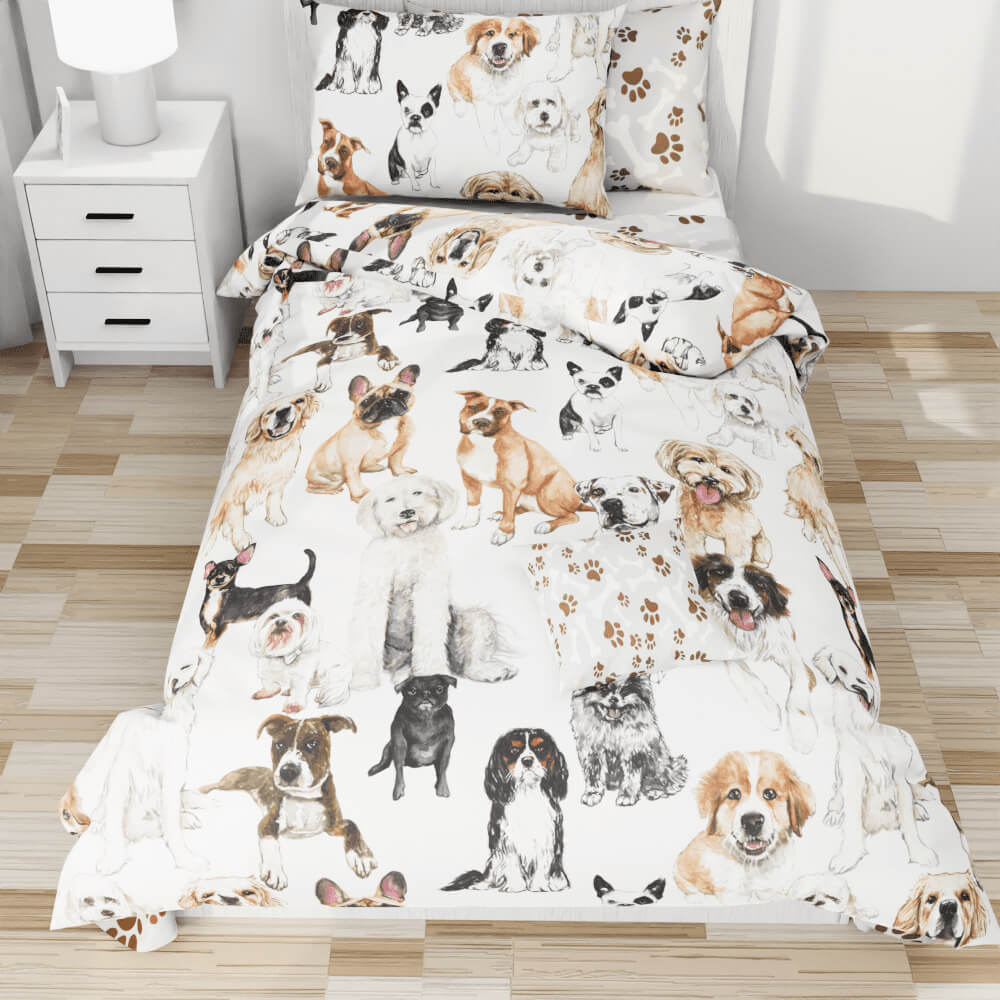 Sausage dog clearance quilt cover australia