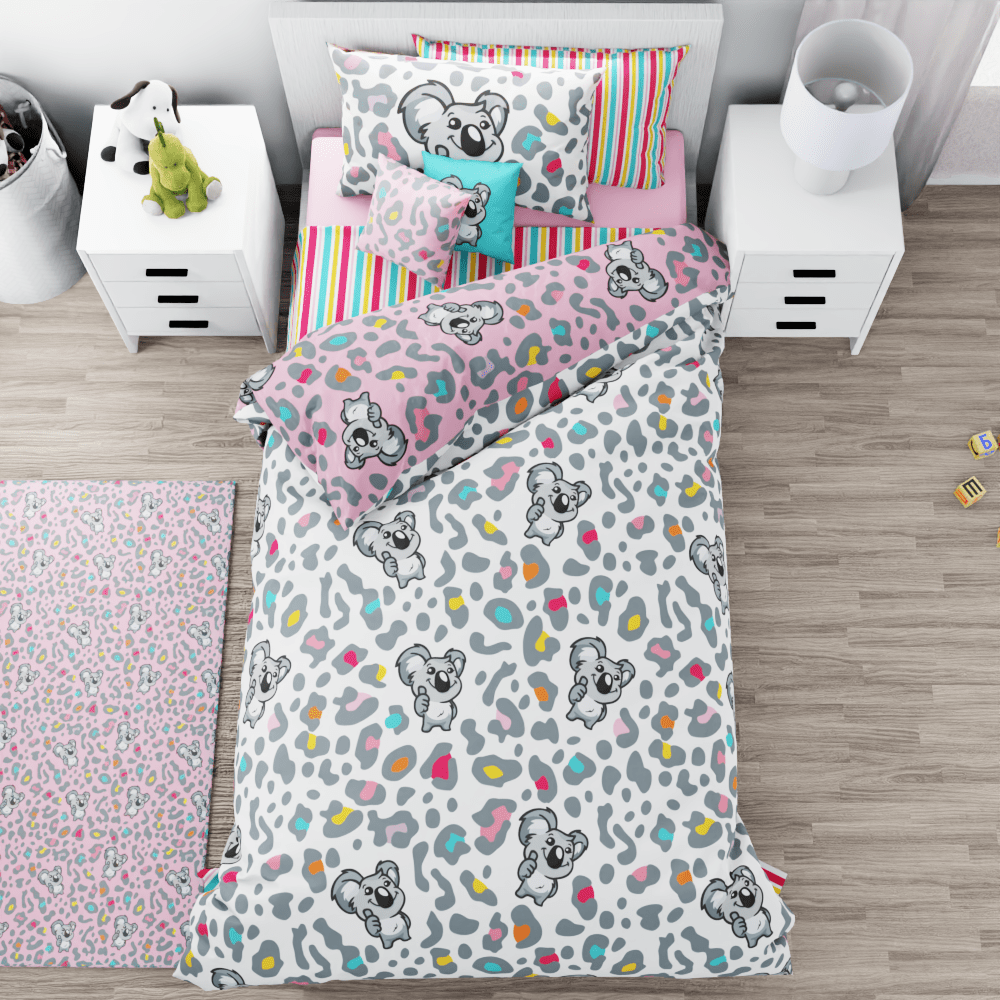 G'Day Koala Camouflage Reversible Duvet Bed Set - Kidz Bedding