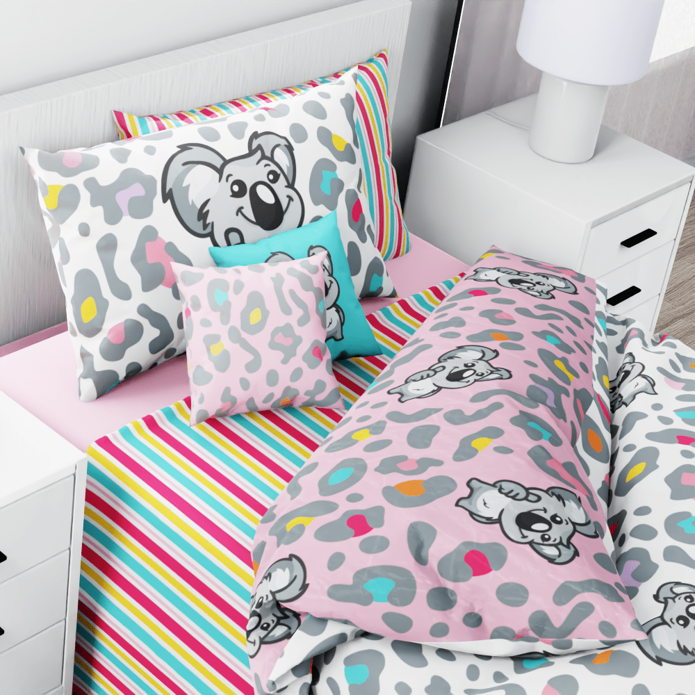 G'Day Koala Camouflage Reversible Duvet Bed Set - Kidz Bedding