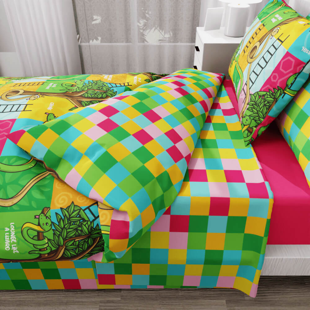 Snakes and Ladders Duvet Quilt Cover - Kidz Bedding